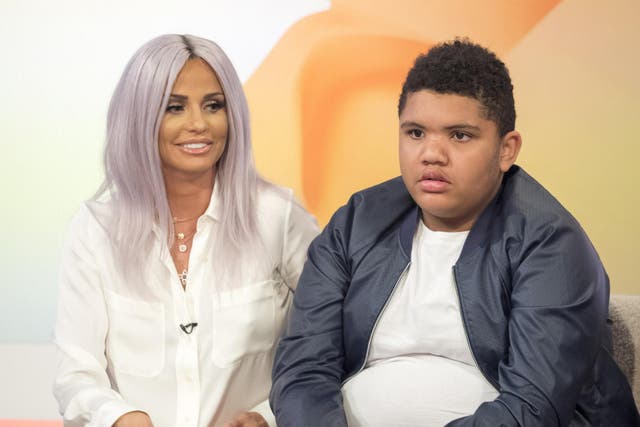 Katie Price and Harvey Price on Loose Women, 17 May 2016