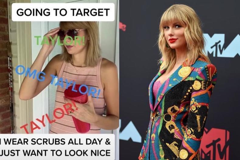 TikTok user goes viral for her resemblance to Taylor Swift (TikTok/Getty)