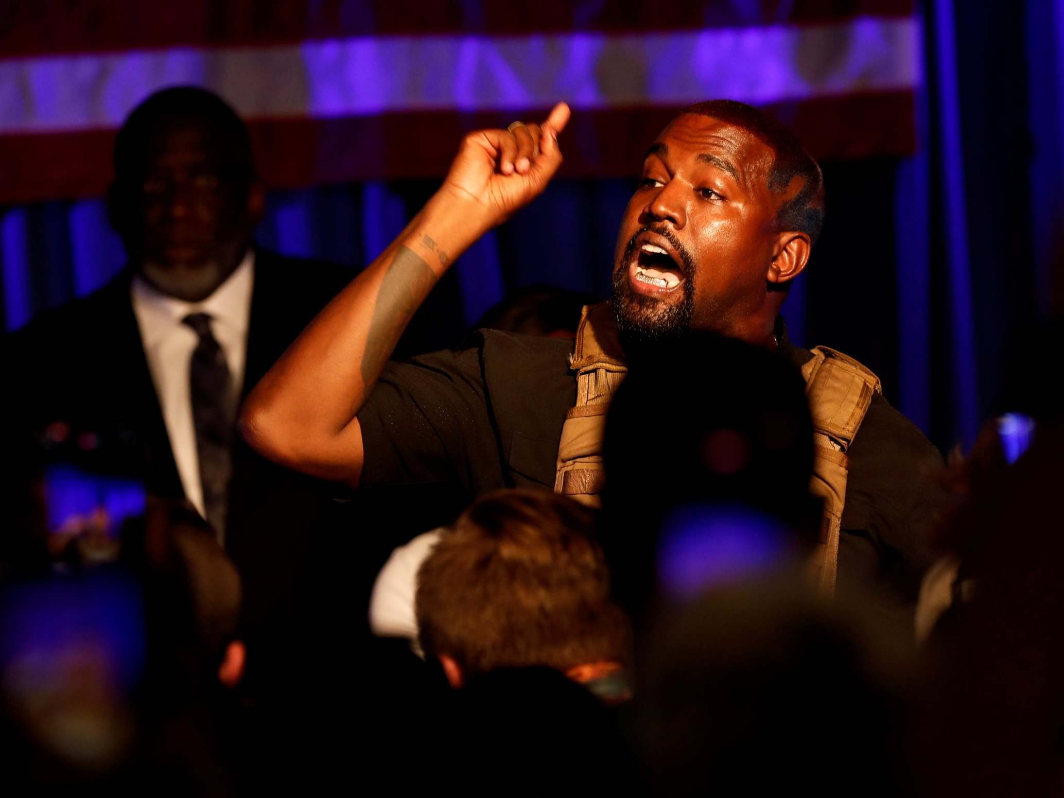 Kanye West held his first campaign rally in South Carolina