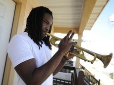 Musician in New Orleans offering kids trumpets in exchange for guns
