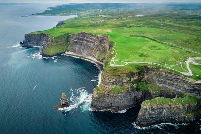 The Cliffs of Moher in County Clare, where fossils fuels will now stay underground