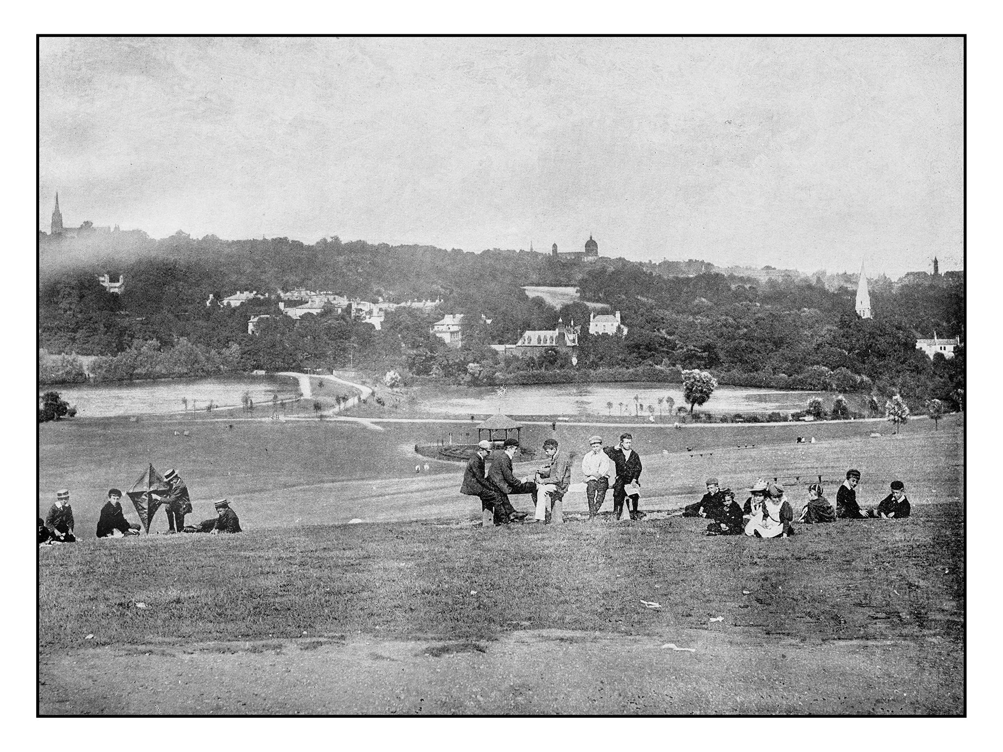 The view from Parliament Hill, circa 1900