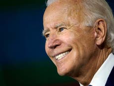 Biden takes eight-point lead over Trump in new poll