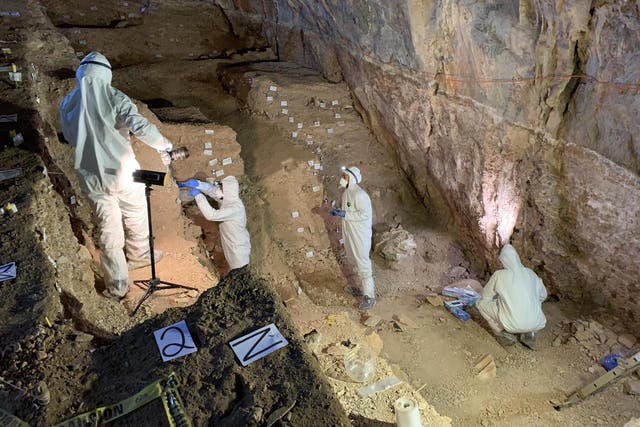 Scientists and archaeologists made the discovery in a remote cave in the state of the Zacatecas, central Mexico