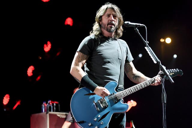 Dave Grohl at the Intersect music festival on 7 December 2019 in Las Vegas, Nevada.