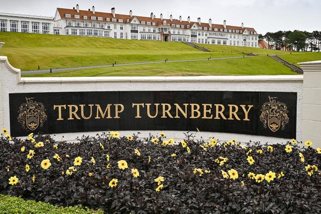 Trump owns the Ayrshire golf resort