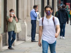 Confusion as face masks become compulsory in shops in England