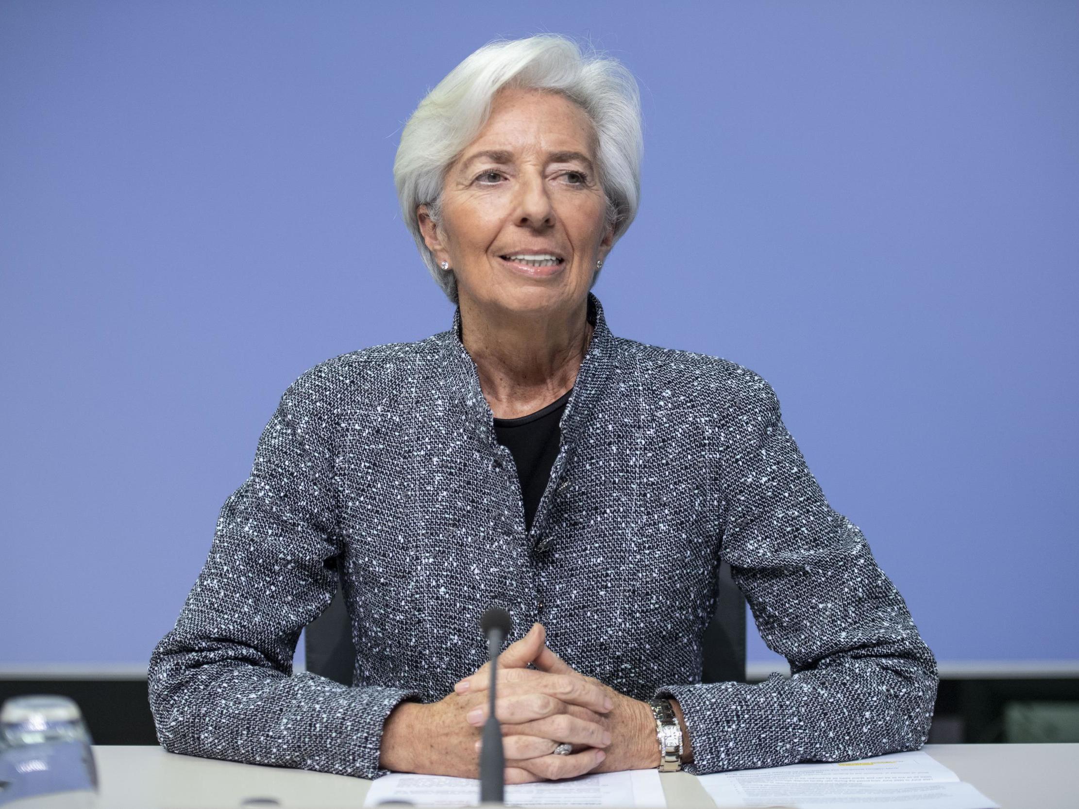 Christine Lagarde has said woman leaders have played "an incredible role" during pandemic