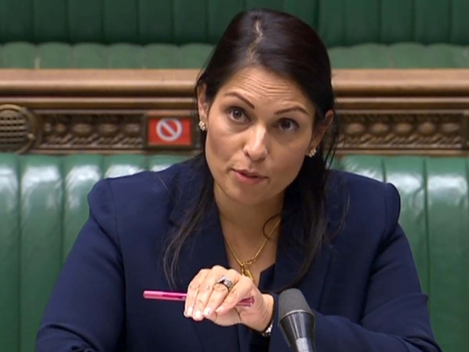 Priti Patel has been heralded by some on social media as the poster girl for feminism