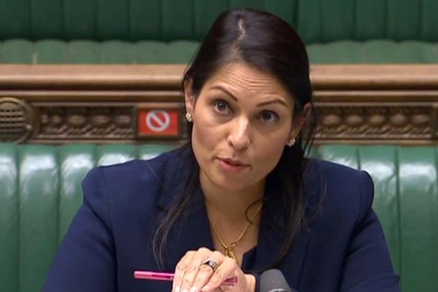 Priti Patel has been heralded by some on social media as the poster girl for feminism