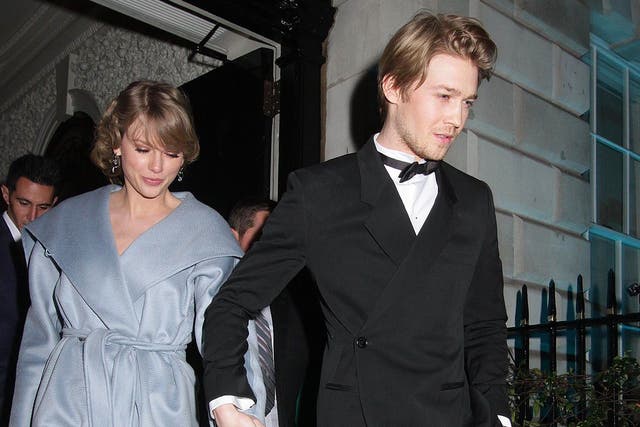 Taylor Swift and her partner, Joe Alwyn, in 2019