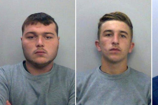 Driver Henry Long, 19, and passengers Jessie Cole and Albert Bowers, both 18, were convicted of the manslaughter of PC Andrew Harper. 