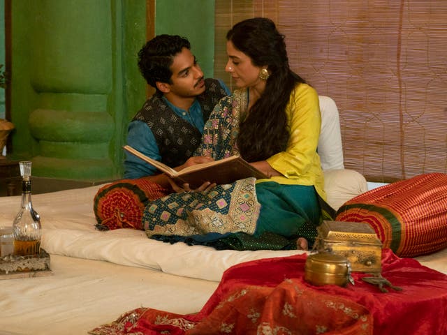 Tabu (Saeeda Bai) and Ishaan Khatter (Maan Kapoor) play two of the main characters
