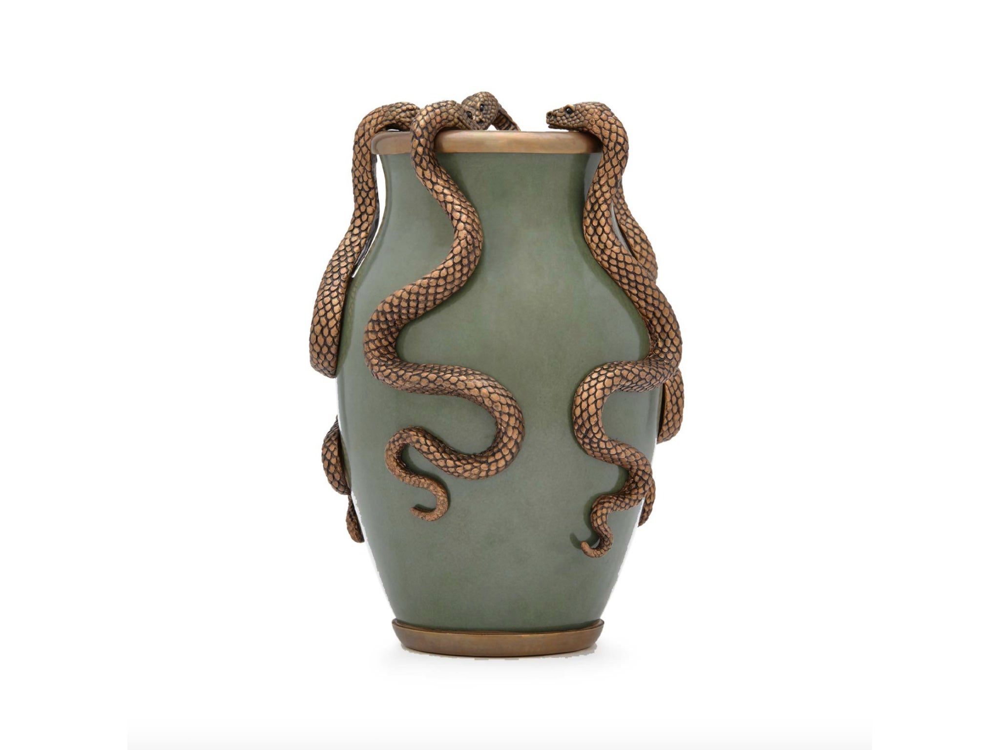 Vintage 1940's Artistic Potteries Vase Scented Candle Cactus Flower