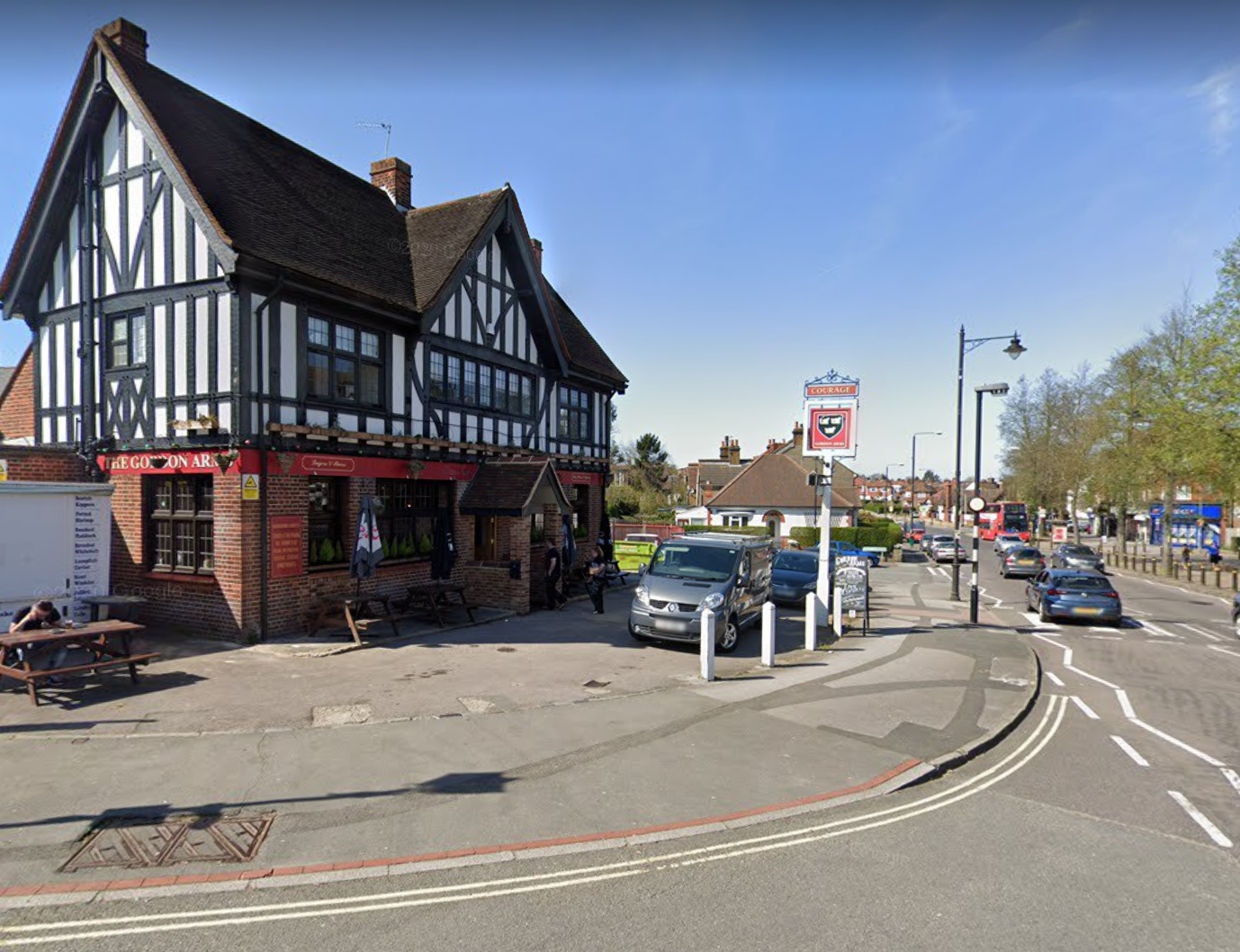 Man struck by van following fight outside Gordon Arms pub in Chislehurst