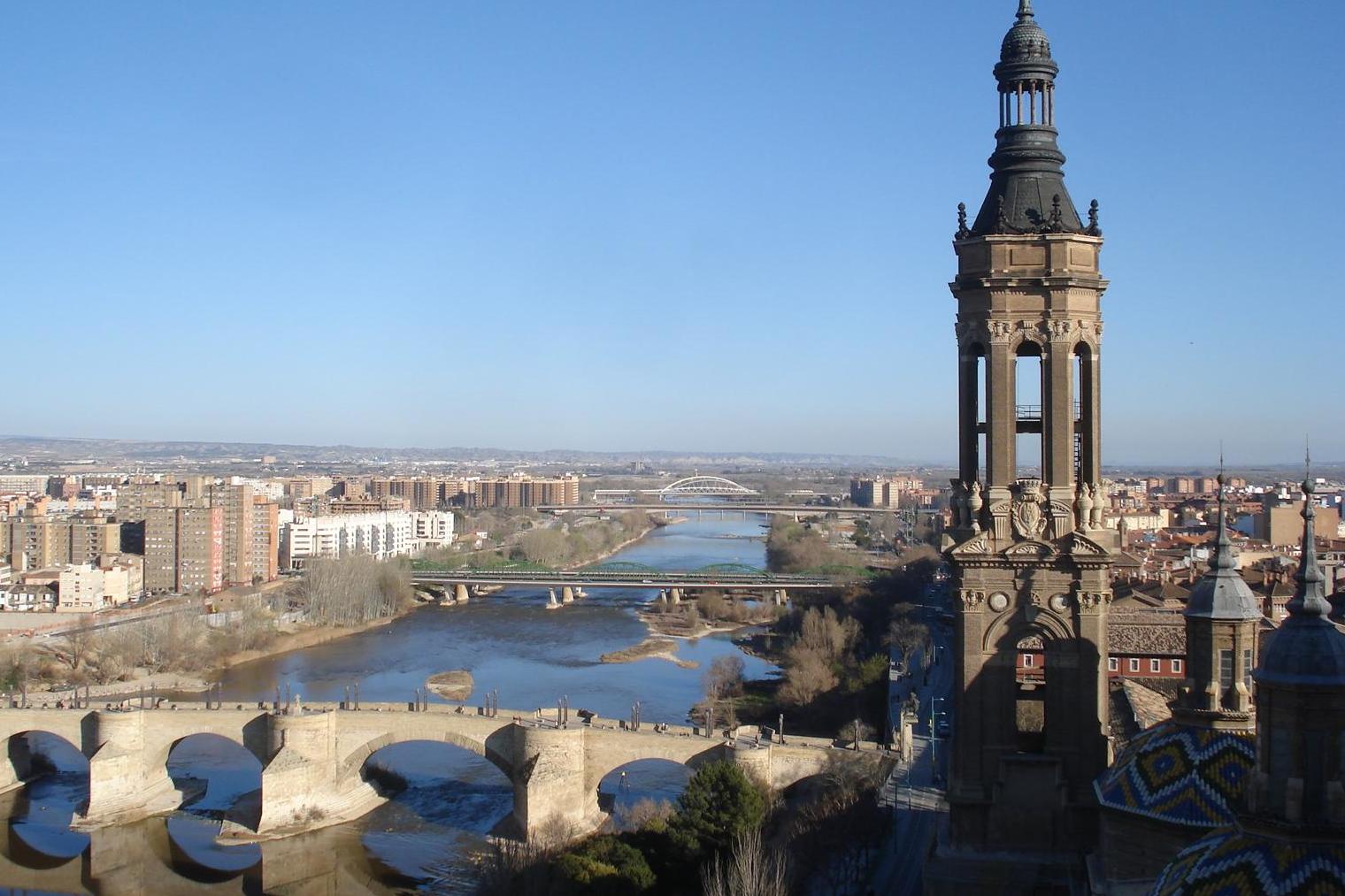 Danger zone: the north-central Spanish city of Zaragoza, location for a coronavirus spike