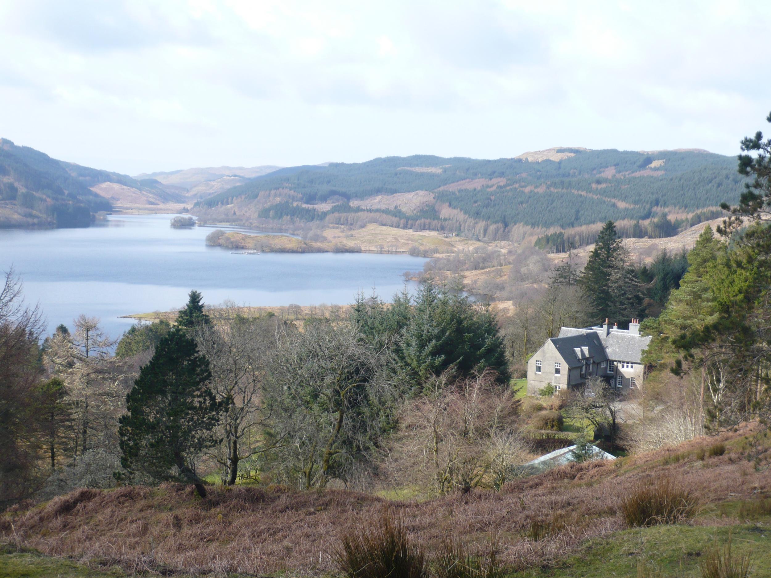 Loch Avich House has breathtaking views of the Scottish Highlands
