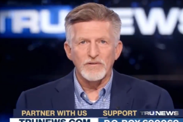 <p>File: Right-wing Christian talk show host and anti-vaxxer Rick Wiles  has said that Covid vaccines are  coup d’etat by ‘evil cabal’</p>