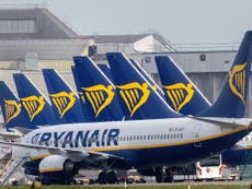 Ryanair cuts flights from September due to drop in demand