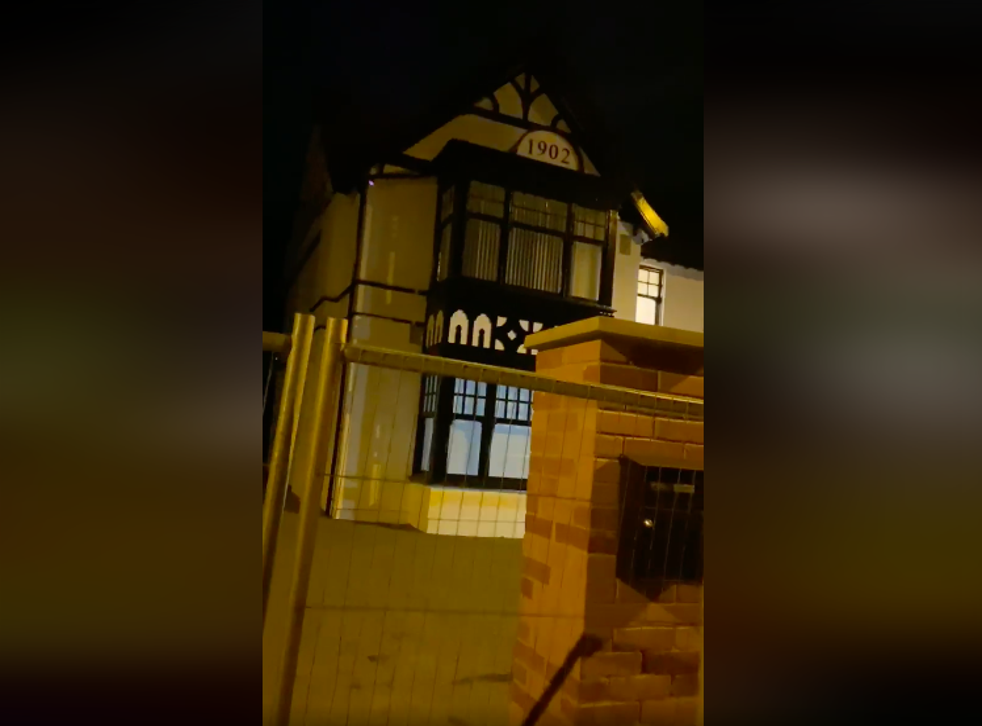 The former King Edward VII pub, which is currently being converted into a mosque, was set on fire in the early hours of Monday morning