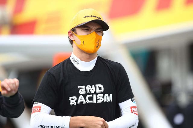Lando Norris believes F1 must organise its anti-racism message better