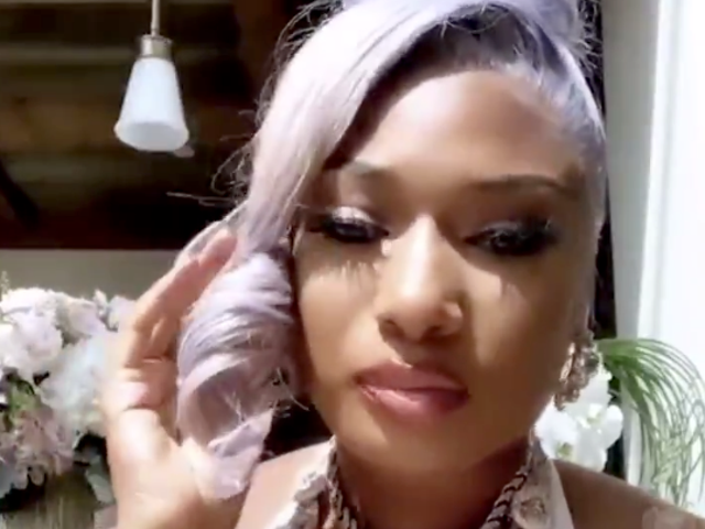 Megan Thee Stallion appeared in an Instagram Live to talk about the shooting incident