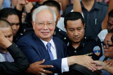 Najib Razak trial: Former Malaysian PM found guilty on all charges in 1MDB corruption trial