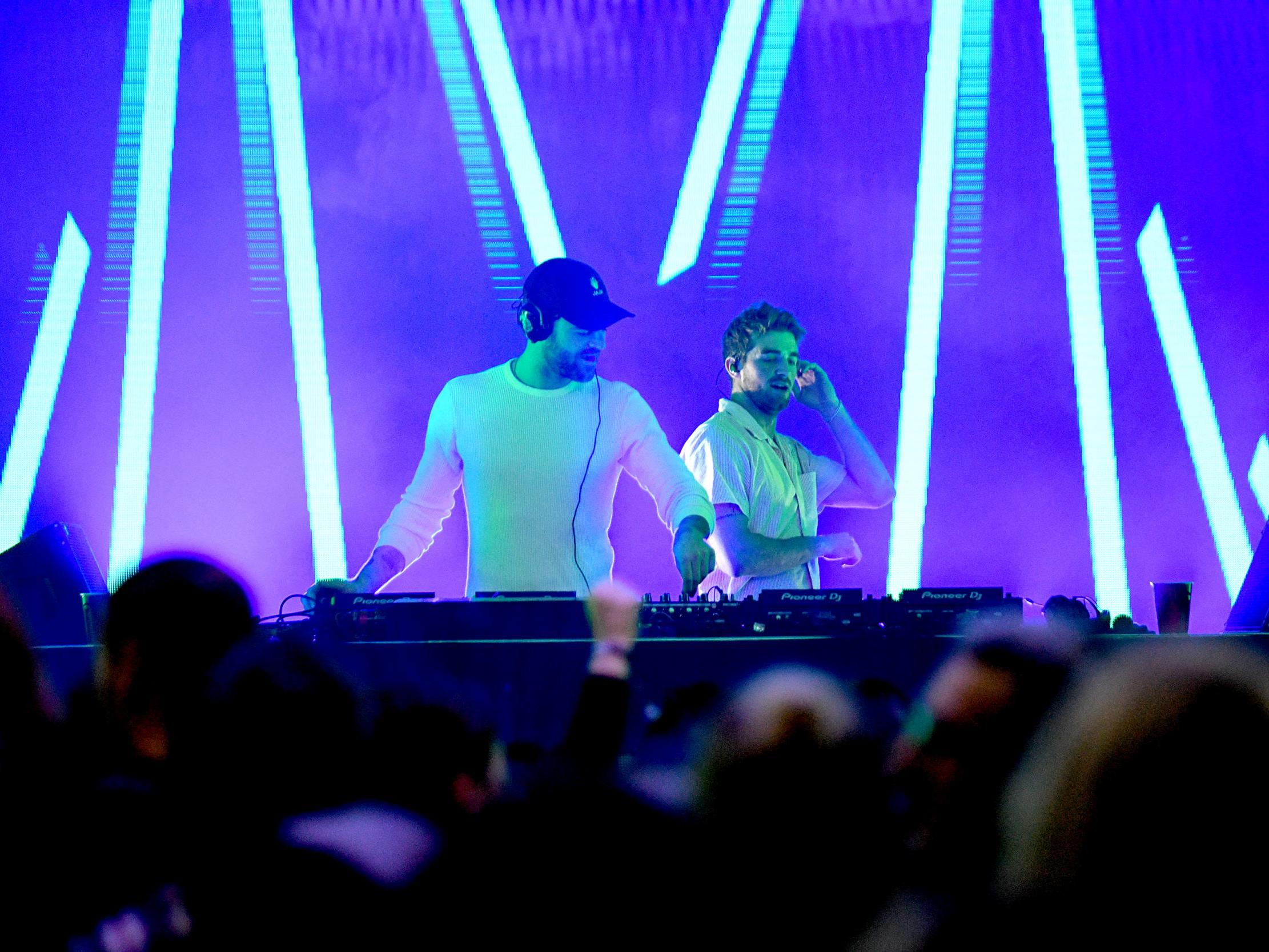 Electronic duo The Chainsmokers shared footage from packed concert on social media