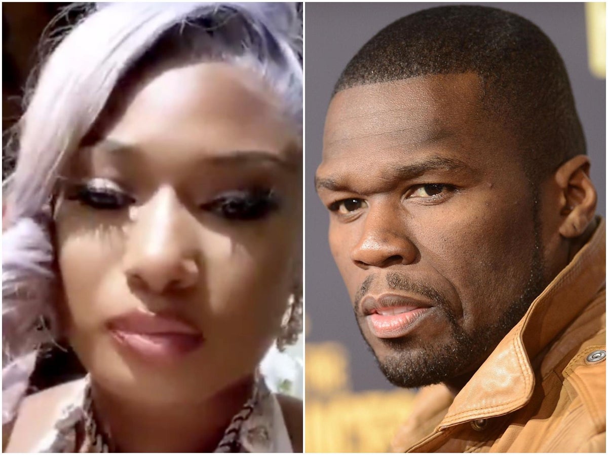 50 Cent Apologises To Megan Thee Stallion For Joking About Shooting After Emotional Instagram Video The Independent The Independent