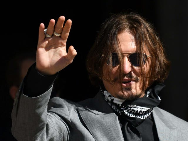Johnny Depp arrives for final day of libel hearing