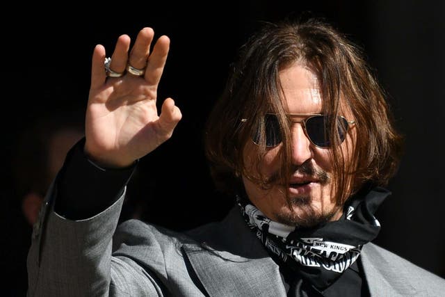 Johnny Depp arrives for final day of libel hearing