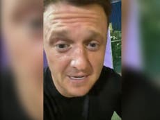 Tommy Robinson says he has fled abroad after alleged arson attack