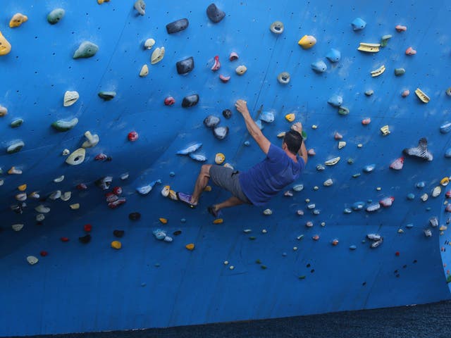 Grabbing at holds on a plastic wall while you attempt to haul your own body weight around is no mean feat