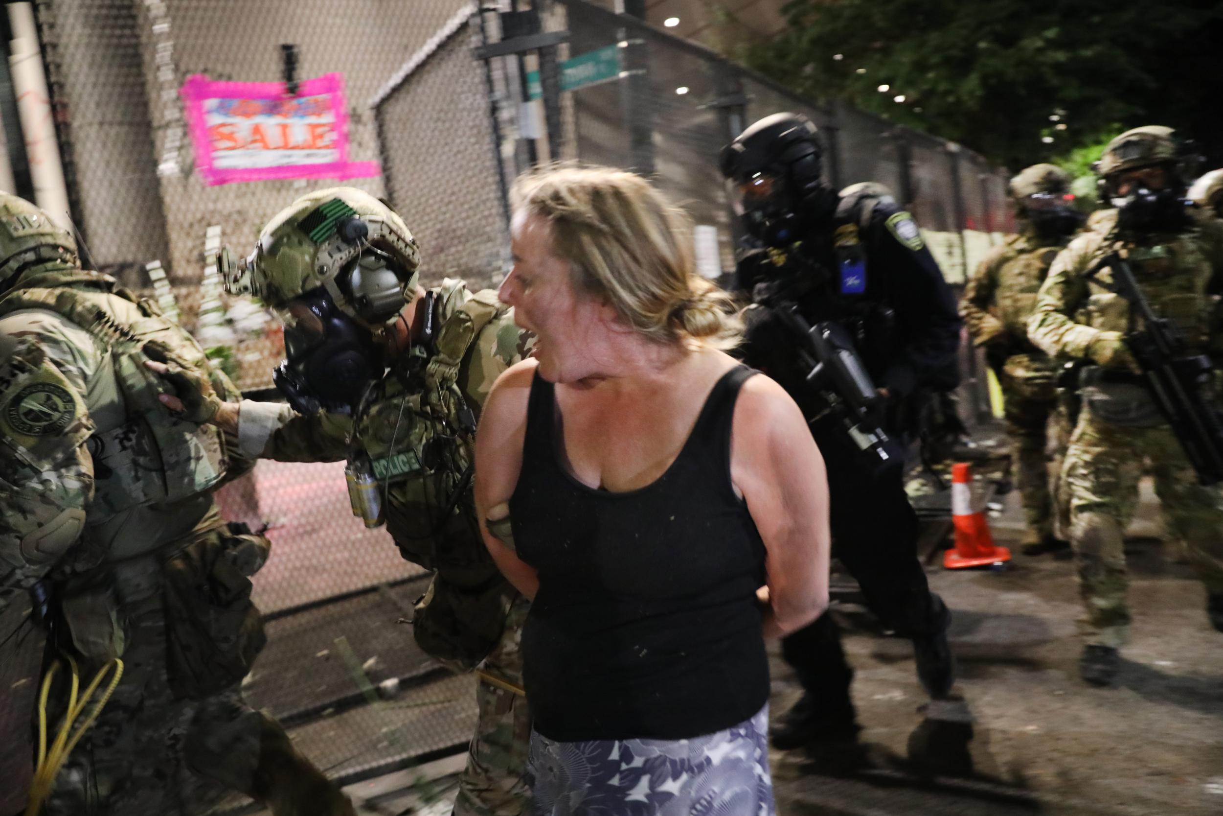 Related Video: Barr criticised for unleashing federal agents on BLM activists but not 'white man with swastikas'