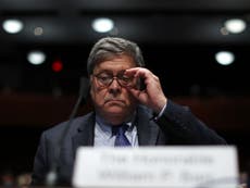 Barr to say Trump ‘has not attempted to interfere’ in criminal cases