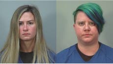 Two women arrested for attacking senator filming Wisconsin protests