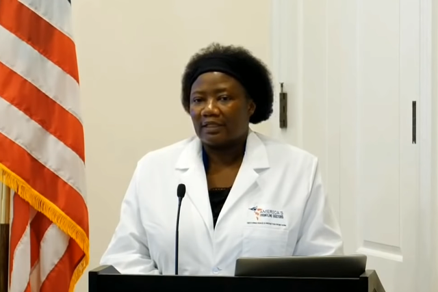 Facebook is trying to remove hydroxychloroquine videos of Dr Stella Immanuel because it is 'sharing false information about cures and treatments for Covid-19'