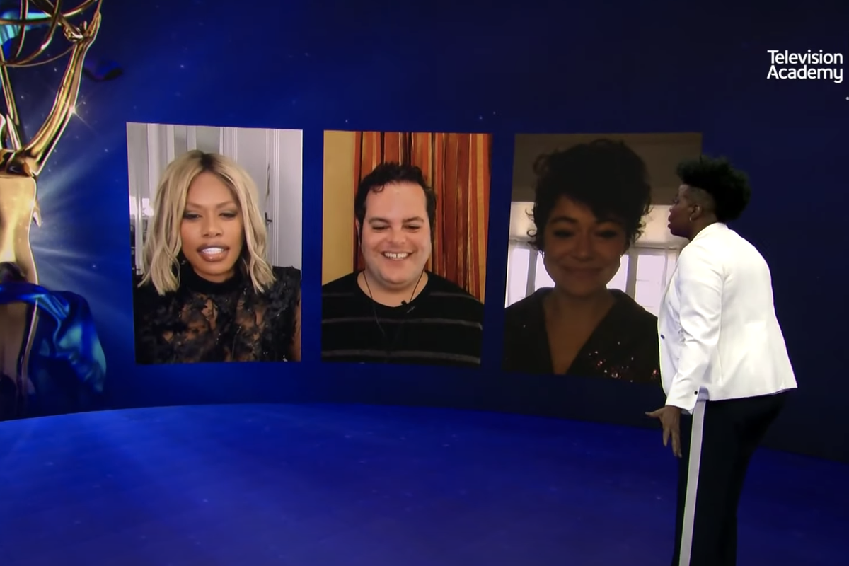 Leslie Jones hilariously tries to tell Laverne Cox about Emmy nomination