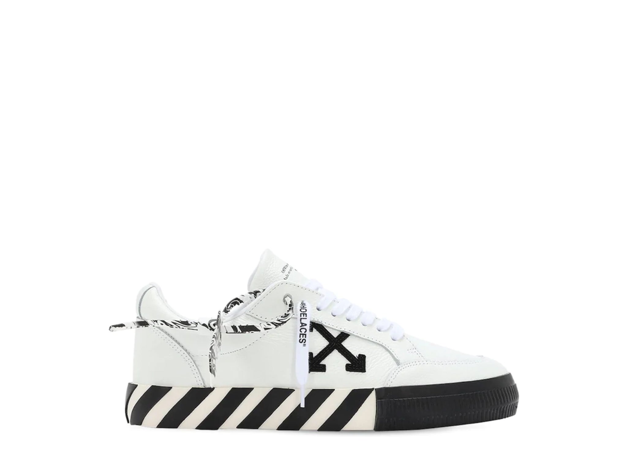 Step out in style with these black and white trainers