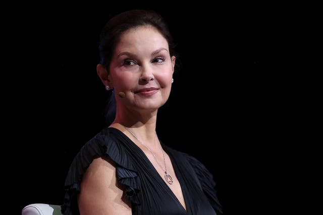 Ashley Judd during a conference on 24 April 2018 in San Francisco, California.