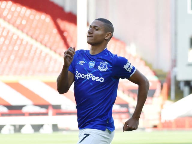 Richarlison says he could choose to remain at Everton for another season despite interest elsewhere