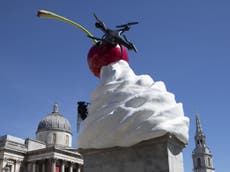 Trafalgar Square’s latest Fourth Plinth sculpture unveiled