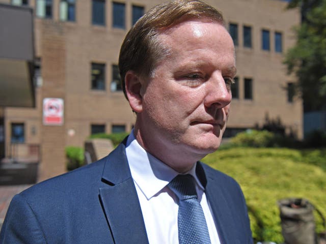 The former Tory whip leaves court after being convicted of the sex assaults