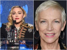 Annie Lennox criticises Madonna for sharing Covid-19 conspiracy theory