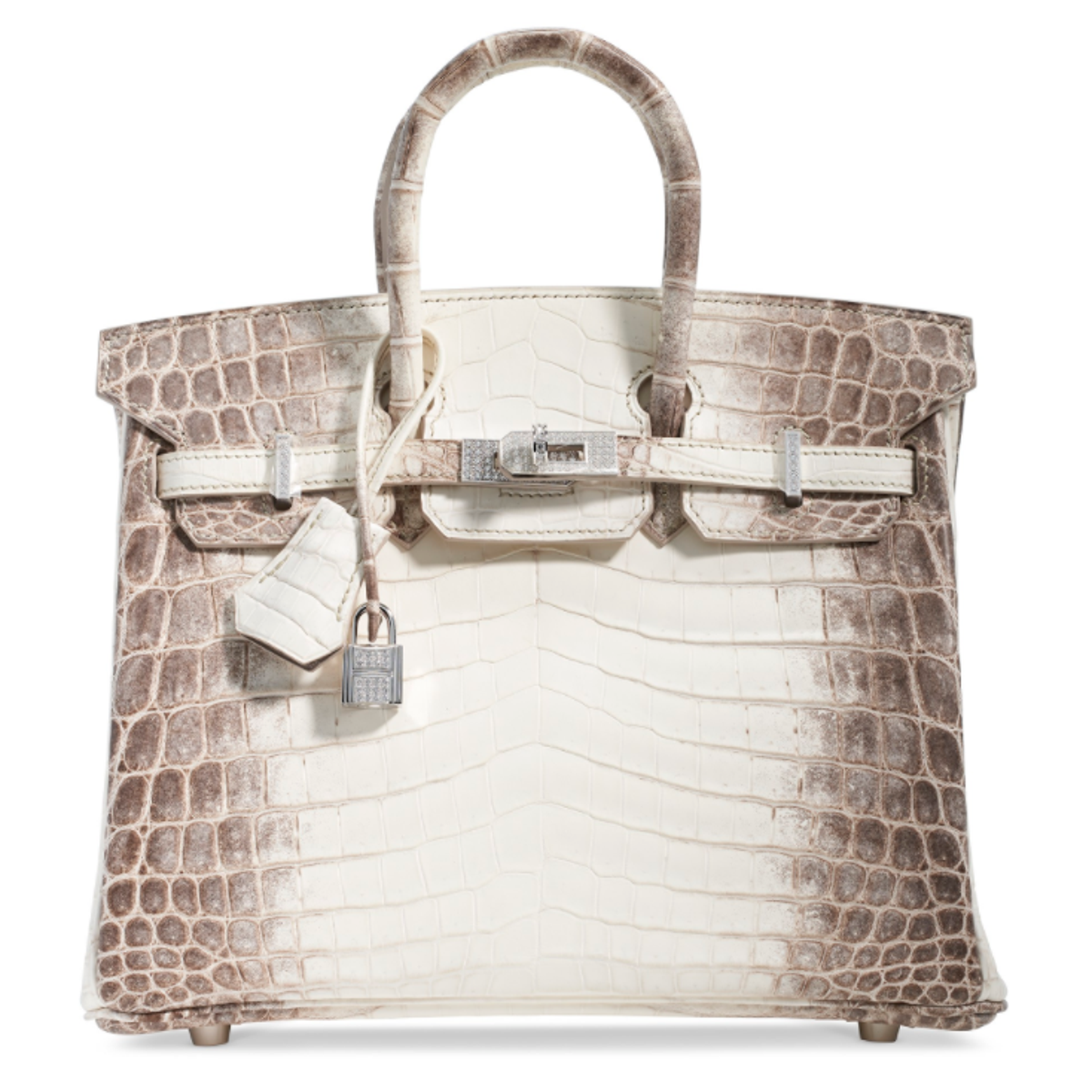 Hermès birkin bag made from crocodile skin and diamonds bought for  £230,000, breaking world record, The Independent