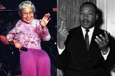 Letter handwritten by Rosa Parks about Martin Luther King Jr on sale