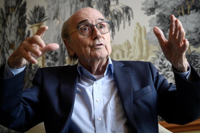 Sepp Blatter has criticised his successor as Fifa president