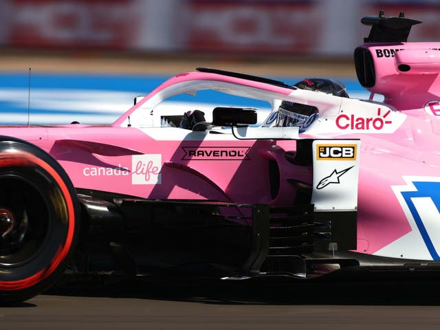 Nico Hulkenberg in practice for the British Grand Prix