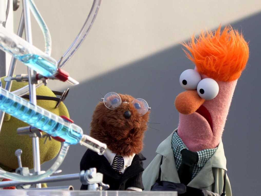 Bunsen Honeydew, Beaker and co in the Muppet lab