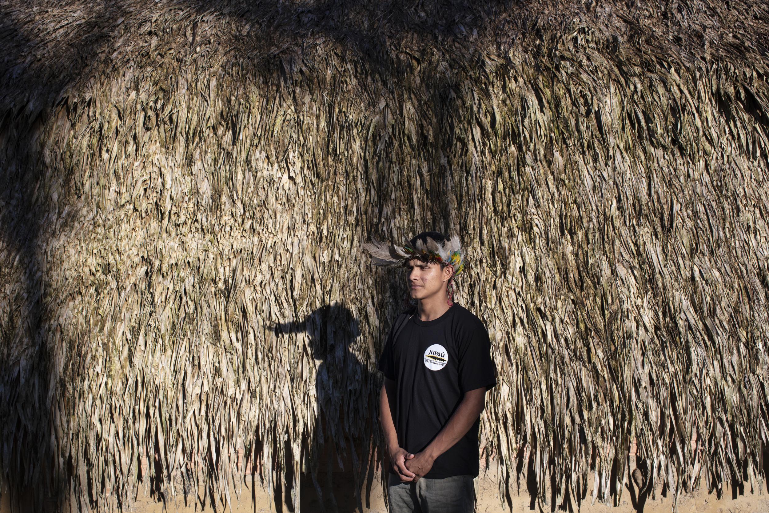 Bitaté Uru-Eu-Wau-Wau on his tribe’s land in northern Brazil last year